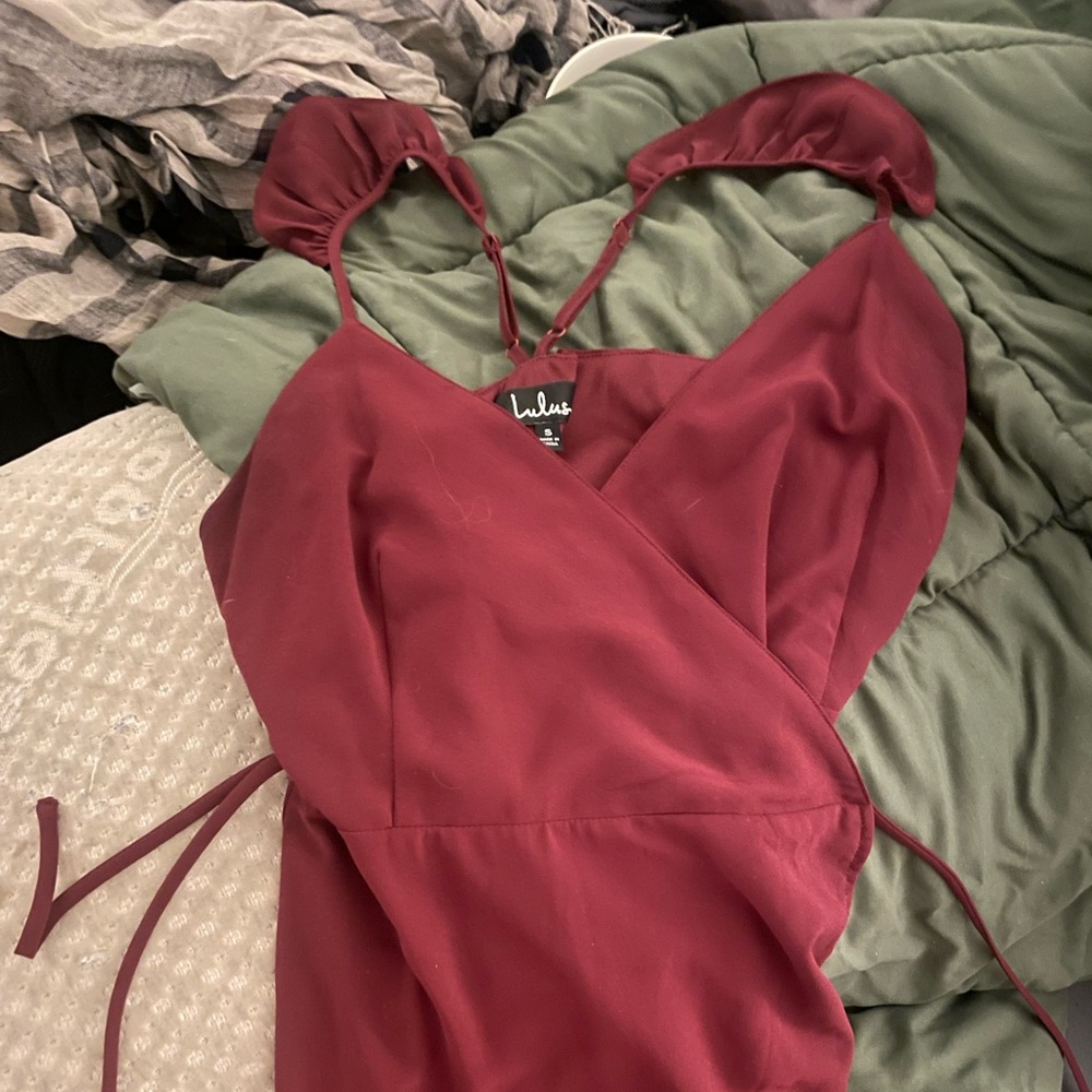 Burgundy Gorgeous Gala Vibes Dress - Worn Once not even outside.